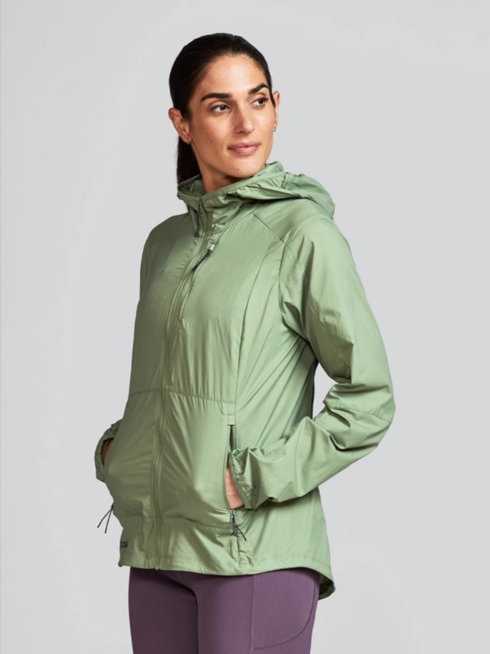 Janji Zephyrunner Wind Shell Women’s Small in Sage green